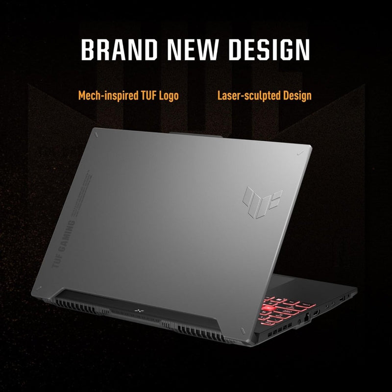 ASUS TUF GAMING F15, GAMING LAPTOP, 13TH GEN INTEL CORE I7 - 13620H, RTX 4050 GRPH (16GB/512GB/39.62 CMS (15.6) FHD/WIN 11 HOME) FX507VU - LP210W - SWIFT PERIPHERALS1091327