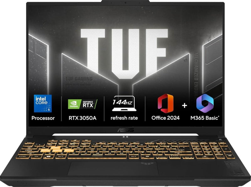 ASUS TUF GAMING F16 FX607VB - RL087WS [CORE5 - 210H/16GB/512GB SSD/WIN11 HOME+MSO/16.0"/4GB - RTX3050A GRAPHICS/1 YEAR(S)/GREY] - SWIFT PERIPHERALS1093387