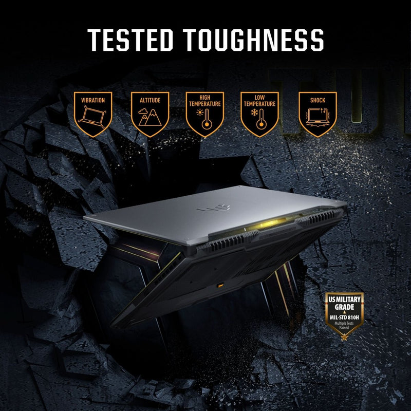 ASUS TUF GAMING F16, GAMING LAPTOP, INTEL CORE 5 210H, RTX 3050A GPU (16GB/512GB/40.64 CMS (16) FHD+/WINDOWS 11 HOME) FX607VB - RL076WS - SWIFT PERIPHERALS90NR0NF6-M004X0