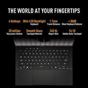 ASUS TUF GAMING, GAMING LAPTOP, 14 INCH FHD, 165HZ 400 NITS, AMD RYZEN 7 8845HS PROCESSOR 3.8GHZ (16GB RAM/1TB SSD/NVIDIA GEFORCE RTX 4050/WINDOWS 11/OFFICE 2021//JAEGER GRAY/1.46 KG), FA401UU - RG033WS - SWIFT PERIPHERALS90NR0JD1-M001Z0