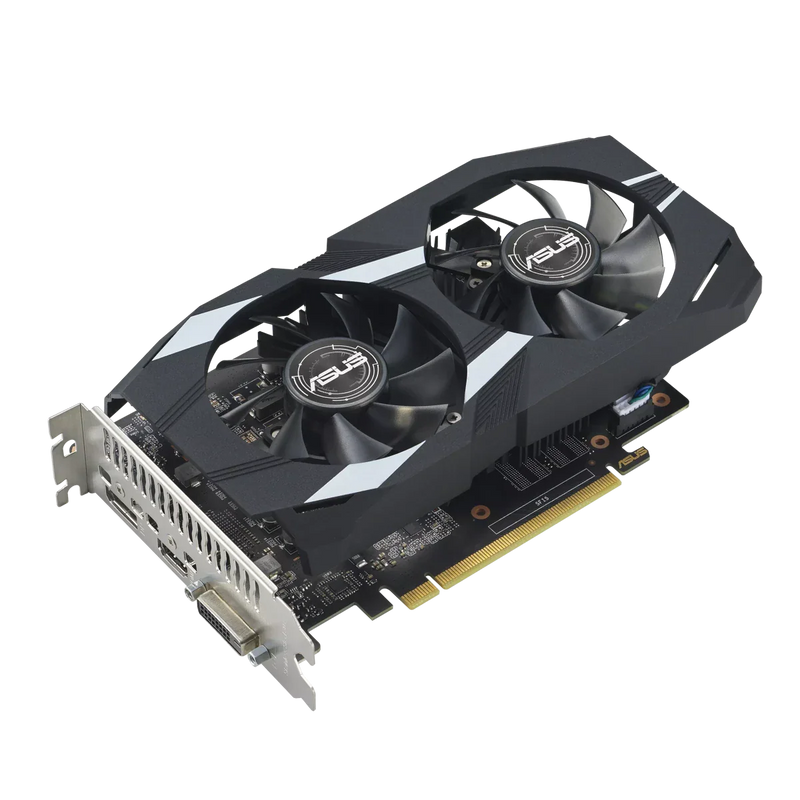 ASUS TUF Gaming GeForce Dual GTX 1650 Evo OC Edition GDDR6 4GB 128 - bit Graphics Card - SWIFT PERIPHERALSDUAL-GTX1650-O4GD6-P-EVO