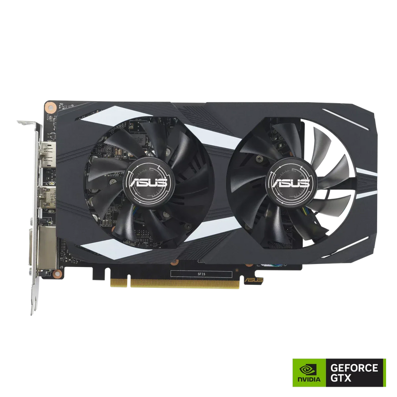 ASUS TUF Gaming GeForce Dual GTX 1650 Evo OC Edition GDDR6 4GB 128 - bit Graphics Card - SWIFT PERIPHERALSDUAL-GTX1650-O4GD6-P-EVO