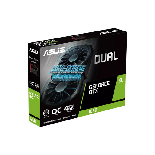 ASUS TUF Gaming GeForce Dual GTX 1650 Evo OC Edition GDDR6 4GB 128 - bit Graphics Card - SWIFT PERIPHERALSDUAL-GTX1650-O4GD6-P-EVO