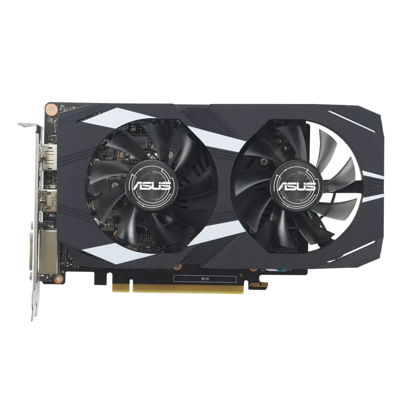 ASUS TUF Gaming GeForce Dual GTX 1650 Evo OC Edition GDDR6 4GB 128 - bit Graphics Card - SWIFT PERIPHERALSDUAL-GTX1650-O4GD6-P-EVO