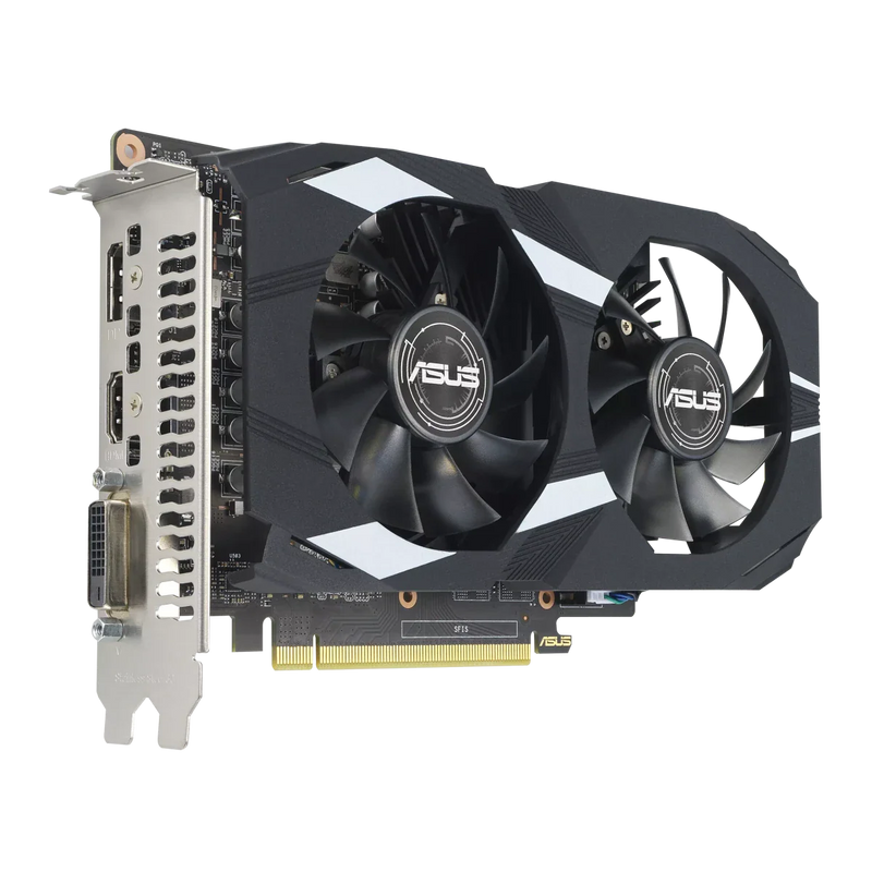 ASUS TUF Gaming GeForce Dual GTX 1650 Evo OC Edition GDDR6 4GB 128 - bit Graphics Card - SWIFT PERIPHERALSDUAL-GTX1650-O4GD6-P-EVO