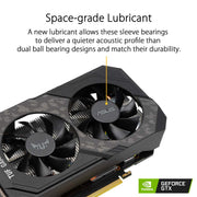 ASUS TUF Gaming GeForce GTX 1650 Super OC Edition GDDR6 4GB 128 - Bit Graphics Card - SWIFT PERIPHERALS90YV0E42-M0IA00