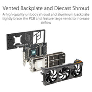 ASUS TUF Gaming GeForce RTX 4080 OC Edition 16GB GDDR6X 256 - Bit Graphics Card - SWIFT PERIPHERALSTUF-RTX4080-O16G-GAMING
