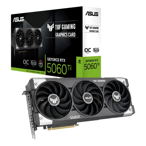 ASUS TUF Gaming GeForce RTX 5060 Ti 16GB GDDR7 OC Edition Graphics Card - SWIFT PERIPHERALSTUF-RTX5060TI-O16G-GAMING