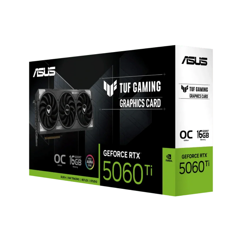 ASUS TUF Gaming GeForce RTX 5060 Ti 16GB GDDR7 OC Edition Graphics Card - SWIFT PERIPHERALSTUF-RTX5060TI-O16G-GAMING