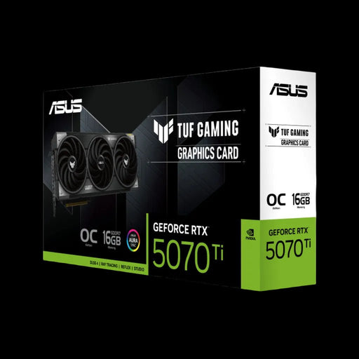 ASUS TUF Gaming GeForce RTX 5070 Ti 16GB GDDR7 OC Edition Triple Fan Graphics Card - SWIFT PERIPHERALSTUF-RTX5070TI-O16G-GAMING