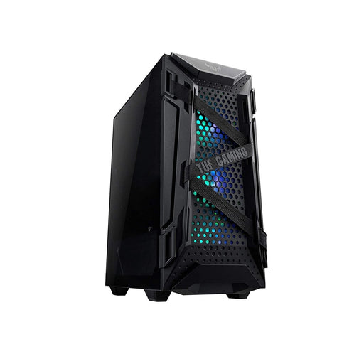 Asus TUF Gaming GT301 Mid - Tower Compact Case with 3 Pre - Installed 120mm Aura Sync ARGB Fans - SWIFT PERIPHERALSATCH-GT301