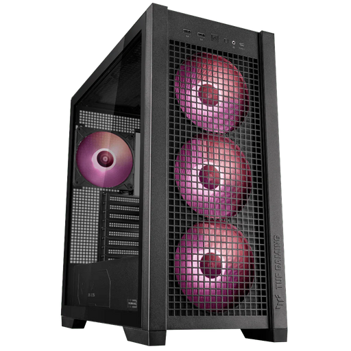 Asus TUF Gaming GT302 ARGB ATX mid - tower case - Black - SWIFT PERIPHERALSTUF-GT302-ARGB-BK
