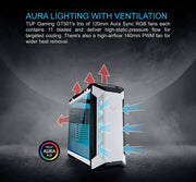ASUS TUF GAMING GT501 MID - TOWER E - ATX CABINET WHITE - SWIFT PERIPHERALS105787