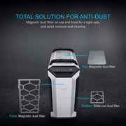 ASUS TUF GAMING GT501 MID - TOWER E - ATX CABINET WHITE - SWIFT PERIPHERALS105787