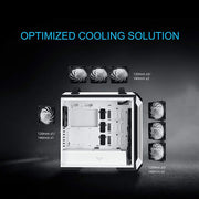 ASUS TUF Gaming GT501 White Edition E - ATX Mid Tower Cabinet with Three RGB 120mm Fans - SWIFT PERIPHERALSTUF-GT501-WHITE
