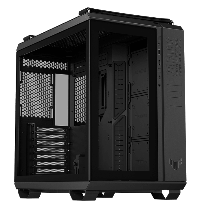 ASUS TUF Gaming GT502 Gaming Case ATX Mid Tower (Dual Chamber Design, Tool - Free Side Panels, USB 3.2 Gen 2 Type - C Front Panel, 4 ARGB Case Fans) - SWIFT PERIPHERALSGT502-Black