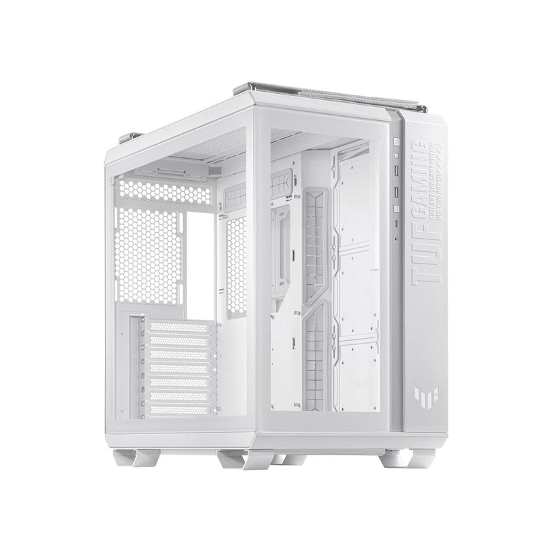 ASUS TUF Gaming GT502 Gaming Case ATX Mid Tower (Dual Chamber Design, Tool - Free Side Panels, USB 3.2 Gen 2 Type - C Front Panel, 4 ARGB Case Fans) - SWIFT PERIPHERALSGT502-WHITE