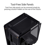 ASUS TUF GAMING GT502 MID - TOWER ATX GAMING CABINET BLACK - SWIFT PERIPHERALS1083901