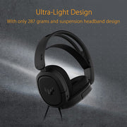 ASUS TUF Gaming H1 Wired Gaming Headset with Virtual 7.1 Surround Sound - SWIFT PERIPHERALSTUF-GAMING-H1