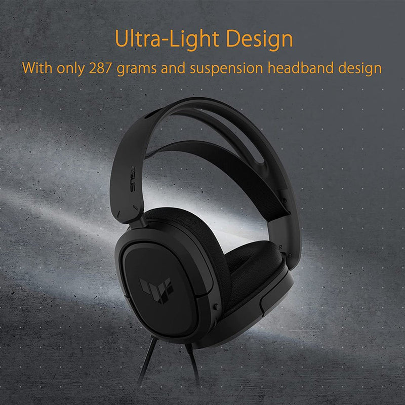 ASUS TUF Gaming H1 Wired Gaming Headset with Virtual 7.1 Surround Sound - SWIFT PERIPHERALSTUF-GAMING-H1