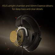 Asus TUF Gaming H3 Gaming Headset Silver with Deep bass and Virtual 7.1 Surround Sound - SWIFT PERIPHERALSTUF-GAMING-H3
