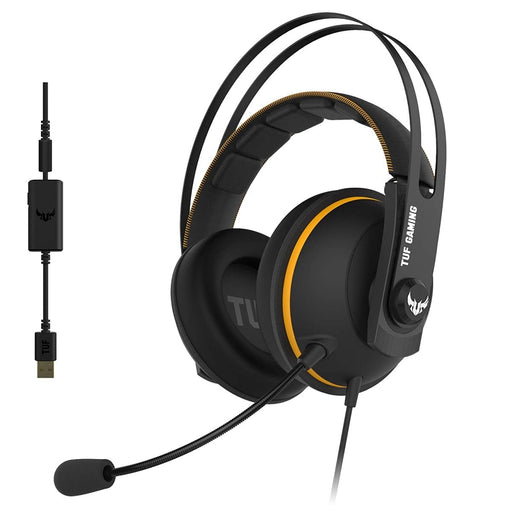 ASUS TUF Gaming H7 Gaming Over - Ear Headphone with 7.1 Virtual Sound and Dual Microphones - SWIFT PERIPHERALSTUF-GAMING-H7