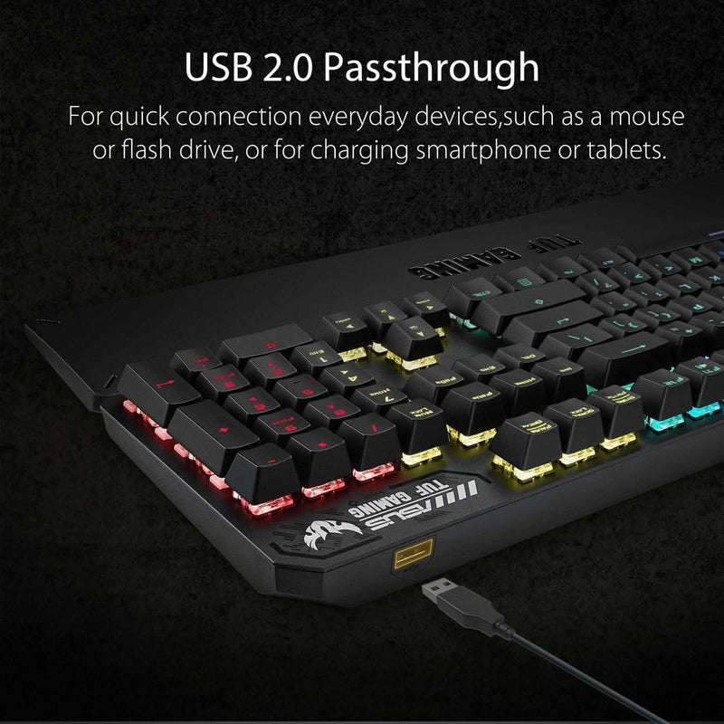 ASUS TUF GAMING K3 MECHANICAL GAMING KEYBOARD - SWIFT PERIPHERALS105254