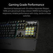 ASUS TUF GAMING K3 RGB Mechanical Keyboard with Detachable Wrist Rest and On - Board Memory - SWIFT PERIPHERALSTUF-GAMING-K3