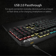 ASUS TUF GAMING K3 RGB Mechanical Keyboard with Detachable Wrist Rest and On - Board Memory - SWIFT PERIPHERALSTUF-GAMING-K3