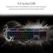 ASUS TUF Gaming K7 Optical - Mechanical RGB Keyboard with IP56 Water and Dust Resistance - SWIFT PERIPHERALSTUF-GAMING-K7