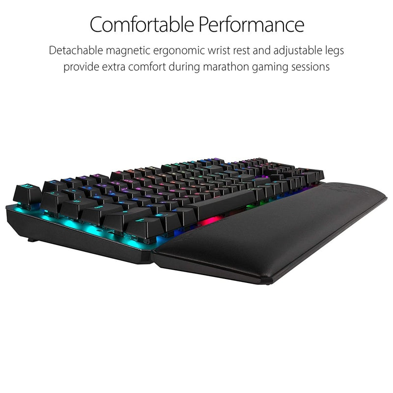 ASUS TUF Gaming K7 Optical - Mechanical RGB Keyboard with IP56 Water and Dust Resistance - SWIFT PERIPHERALSTUF-GAMING-K7