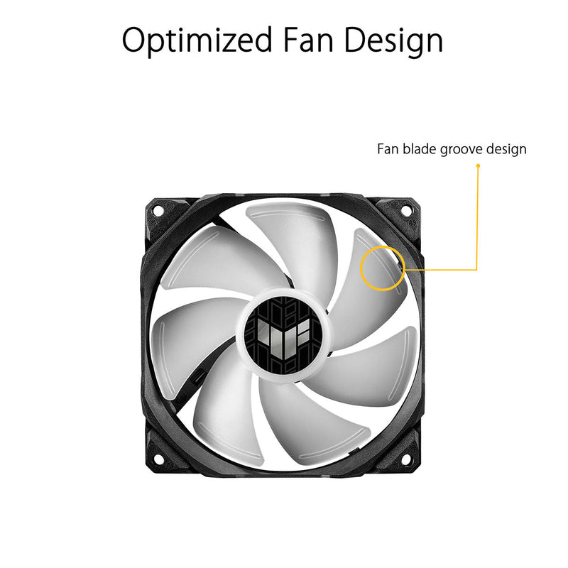 ASUS TUF GAMING LC 240 ARGB AIO 240mm CPU Liquid Cooler with PWM Fans and IP5X Dust Resistance - SWIFT PERIPHERALS90RC00G1-M0UAY0