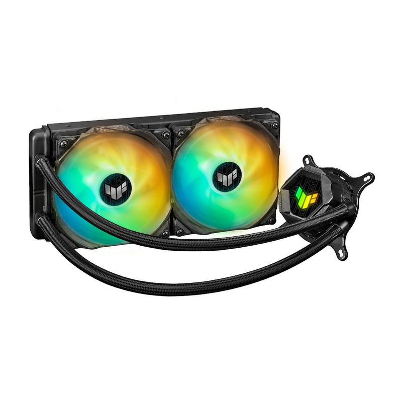 ASUS TUF GAMING LC 240 ARGB AIO 240mm CPU Liquid Cooler with PWM Fans and IP5X Dust Resistance - SWIFT PERIPHERALS90RC00G1-M0UAY0