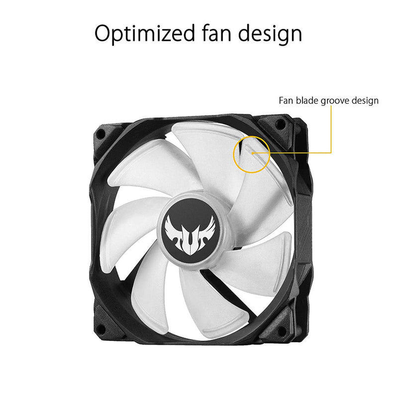 ASUS TUF Gaming LC 240 RGB AIO 240mm CPU Liquid Cooler with Dual 120mm PWM Fans - SWIFT PERIPHERALS90RC0091-M0UAY0