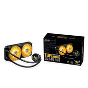 ASUS TUF Gaming LC 240 RGB AIO 240mm CPU Liquid Cooler with Dual 120mm PWM Fans - SWIFT PERIPHERALS90RC0091-M0UAY0