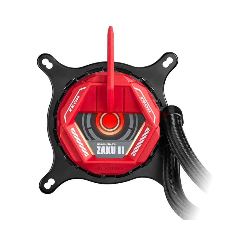 ASUS TUF Gaming LC 240 RGB ZAKU II EDITION AIO 240mm Liquid Cooler with Dual 120 PWM Fans - SWIFT PERIPHERALSTUF-LC240-ZAKU-II