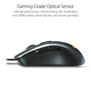 ASUS TUF Gaming M3 Wired RGB Optical Mouse with 7 Programmable Buttons and 7000 DPI - SWIFT PERIPHERALSTUF-GAMING-M3