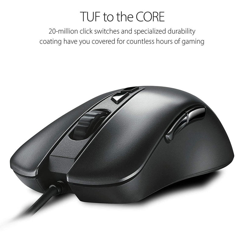 ASUS TUF Gaming M3 Wired RGB Optical Mouse with 7 Programmable Buttons and 7000 DPI - SWIFT PERIPHERALSTUF-GAMING-M3