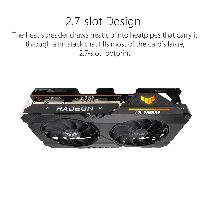 ASUS TUF Gaming Radeon RX 6500 XT OC Edition 4GB GDDR6 64 - Bit Graphics Card - SWIFT PERIPHERALSTUF-RX6500XT-O4G-GAMING
