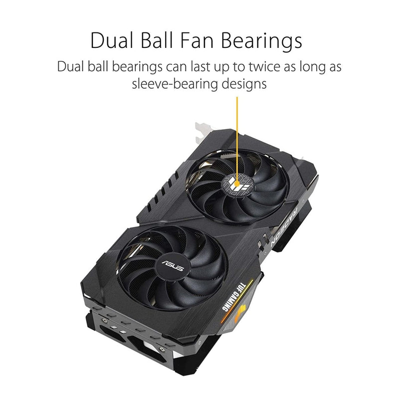 ASUS TUF Gaming Radeon RX 6500 XT OC Edition 4GB GDDR6 64 - Bit Graphics Card - SWIFT PERIPHERALSTUF-RX6500XT-O4G-GAMING