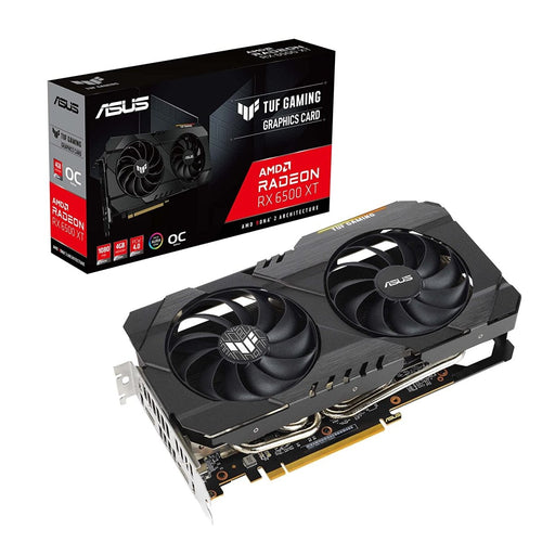ASUS TUF Gaming Radeon RX 6500 XT OC Edition 4GB GDDR6 64 - Bit Graphics Card - SWIFT PERIPHERALSTUF-RX6500XT-O4G-GAMING