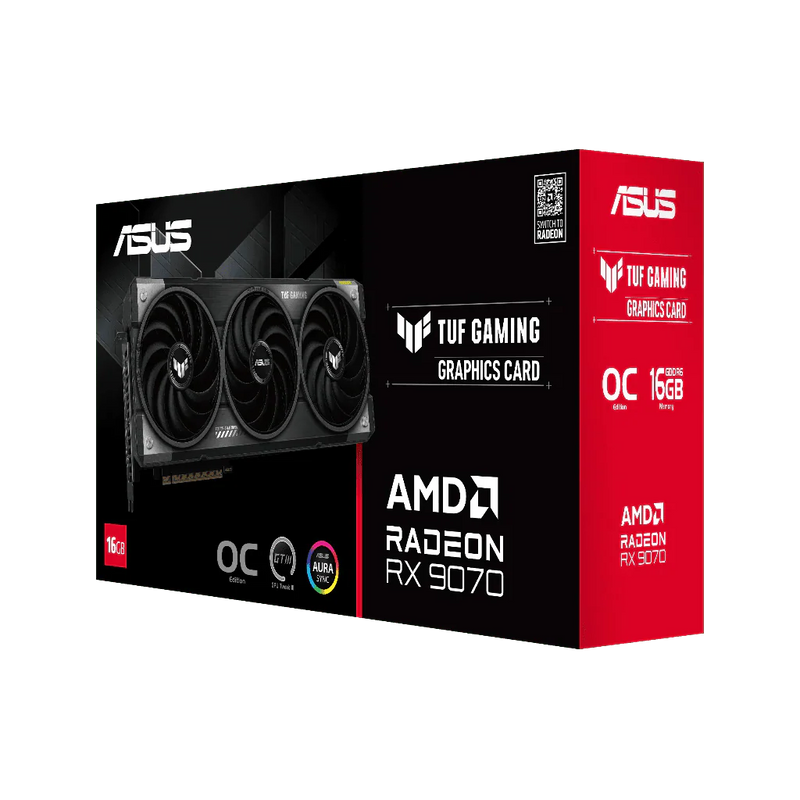 ASUS TUF Gaming Radeon RX 9070 OC Edition 16GB GDDR6 256 - Bit Graphics Card - SWIFT PERIPHERALSTUF-RX9070-O16G-GAMING
