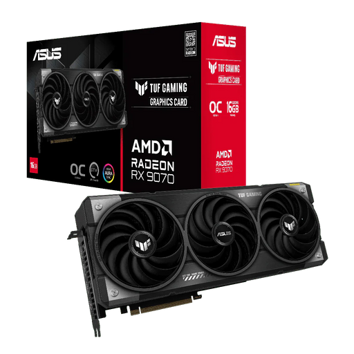 ASUS TUF Gaming Radeon RX 9070 OC Edition 16GB GDDR6 256 - Bit Graphics Card - SWIFT PERIPHERALSTUF-RX9070-O16G-GAMING