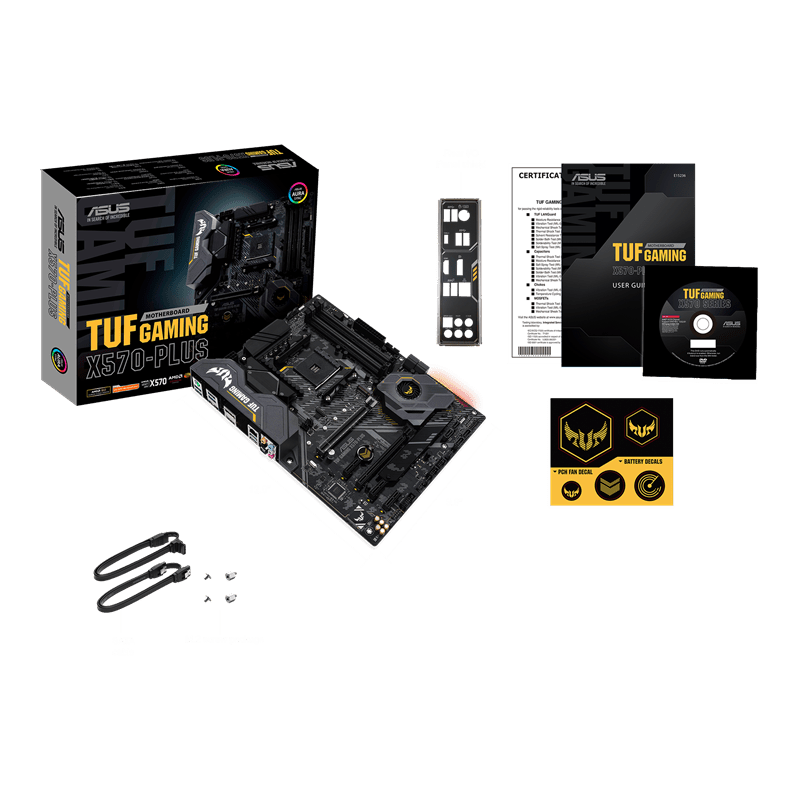 ASUS TUF GAMING X570 PLUS AMD AM4 MOTHERBOARD - SWIFT PERIPHERALS101175