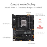 ASUS TUF GAMING X670E - PLUS WIFI AMD AM5 ATX Gaming Motherboard with DDR5 and PCIe 5.0 - SWIFT PERIPHERALSTUF-GAMING-X670E-PLUS-WIFI