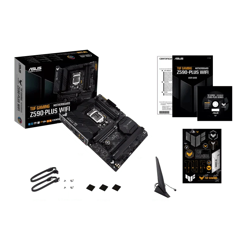 ASUS TUF GAMING Z590 PLUS WIFI INTEL LGA1200 MOTHERBOARD - SWIFT PERIPHERALS103868