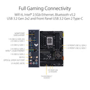 ASUS TUF GAMING Z790 - PLUS WIFI DDR5 Intel Z790 LGA 1700 ATX Gaming Motherboard - SWIFT PERIPHERALSTUF-Z790-PLUS-WiFi-D5