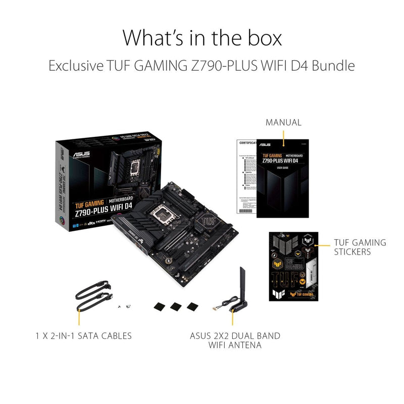 ASUS TUF GAMING Z790 - PLUS WIFI DDR5 Intel Z790 LGA 1700 ATX Gaming Motherboard - SWIFT PERIPHERALSTUF-Z790-PLUS-WiFi-D5
