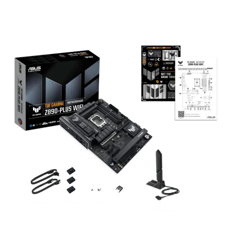 ASUS TUF GAMING Z890 - PLUS WIFI LGA1851 DDR5 ATX Motherboard - SWIFT PERIPHERALSTUF-GAMING-Z890-PLUS-WIFI