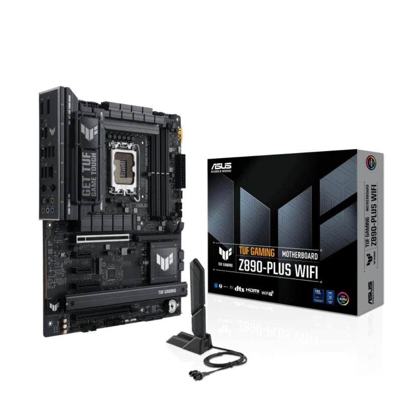 ASUS TUF GAMING Z890 - PLUS WIFI LGA1851 DDR5 ATX Motherboard - SWIFT PERIPHERALSTUF-GAMING-Z890-PLUS-WIFI